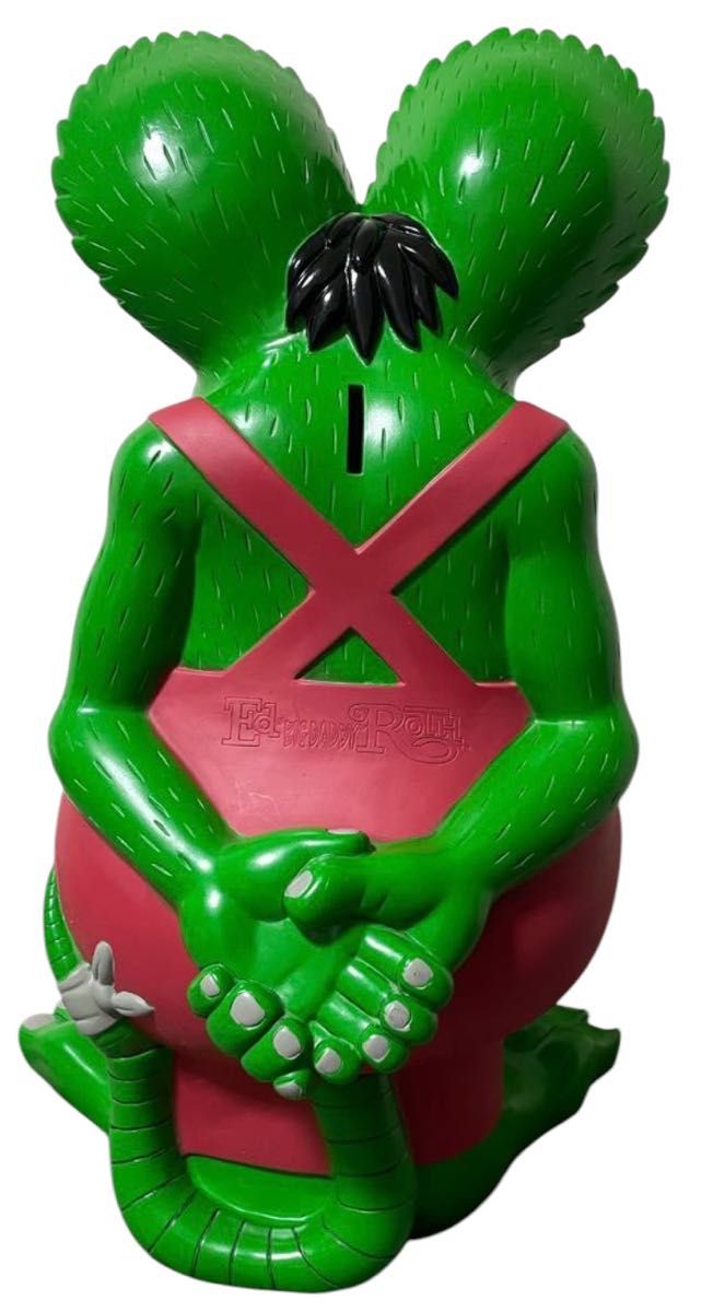 🉐🌈希少ラットフィンク フィギュア 約60cm ビッグ貯金箱🌈RAT FINK グレー