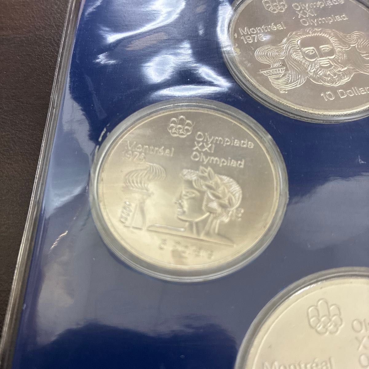 カナダ オリンピック記念コイン モントリオール1976年 $10/$5 4枚