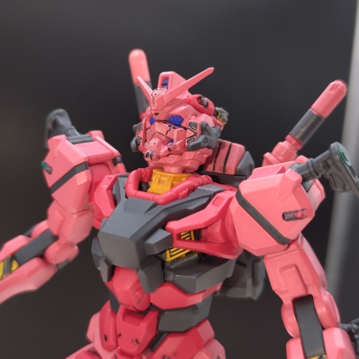 hg 赤いガンダム 塗装済み完成品 全塗装 徹底塗り分け hg 赤いガンダム