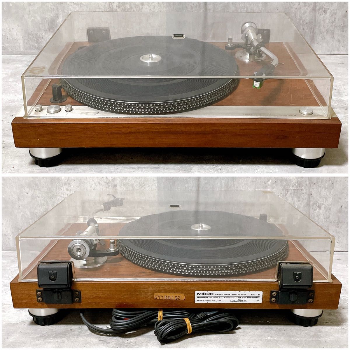 MICRO マイクロ DD-5 レコードプレーヤー ターンテーブル ダイレクト