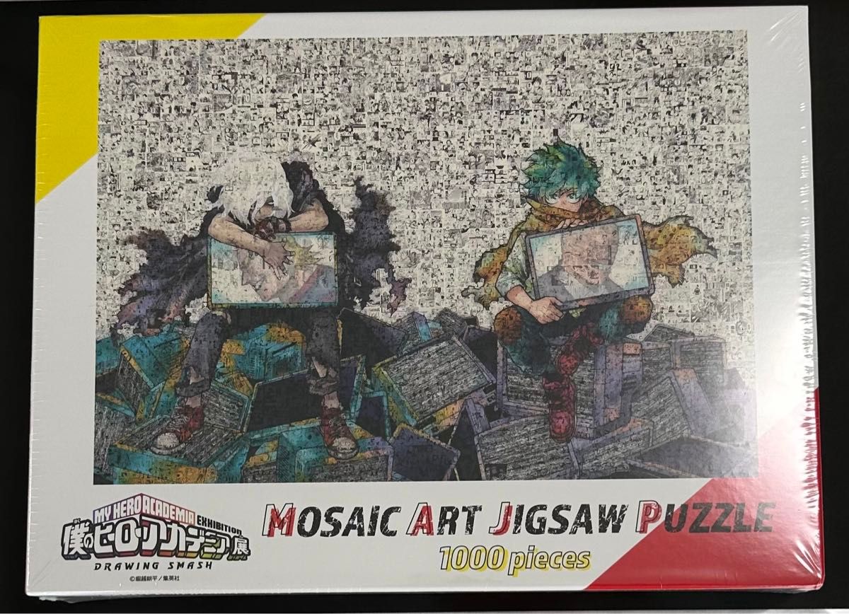 僕のヒーローアカデミア展 モザイクアートジグソーパズル 完成品と