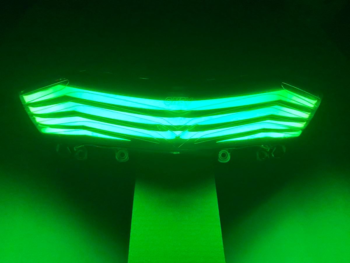 シグナスX 3型 LED ファイバーテールランプ シーケンシャル 7色