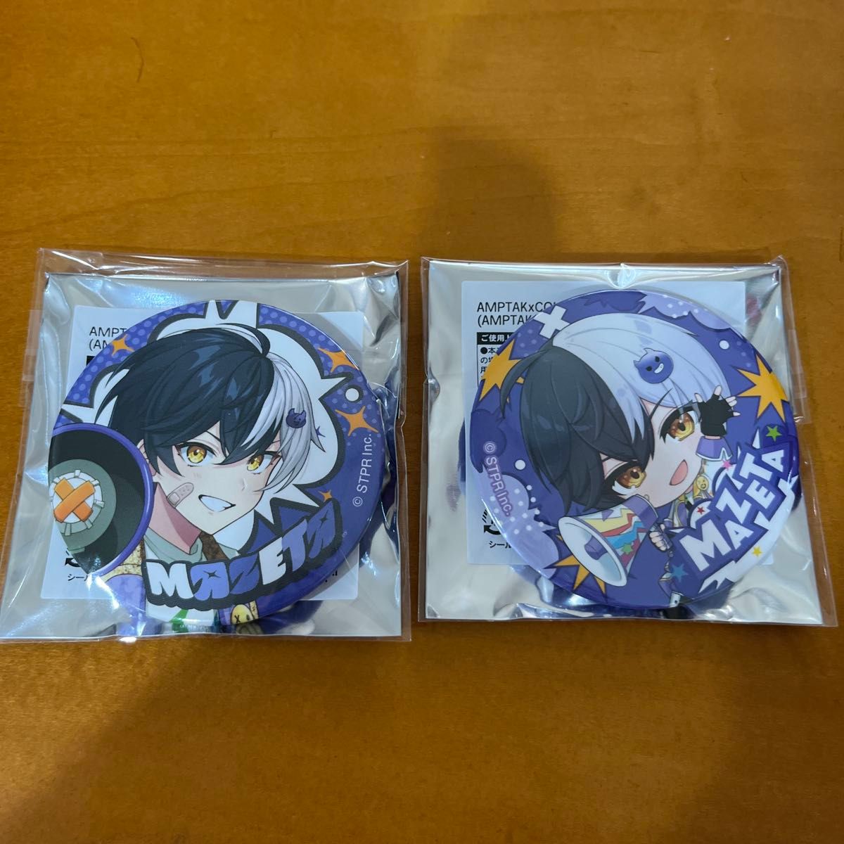 AMPTAK×COLORS ランダム缶バッジ (AMPTAK×レインボーロード中77%ver