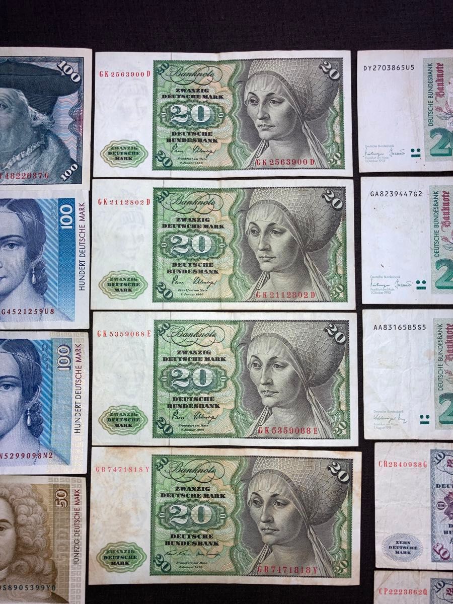 ドイツ》旧マルク紙幣6種13枚｜Yahoo!フリマ（旧PayPayフリマ）