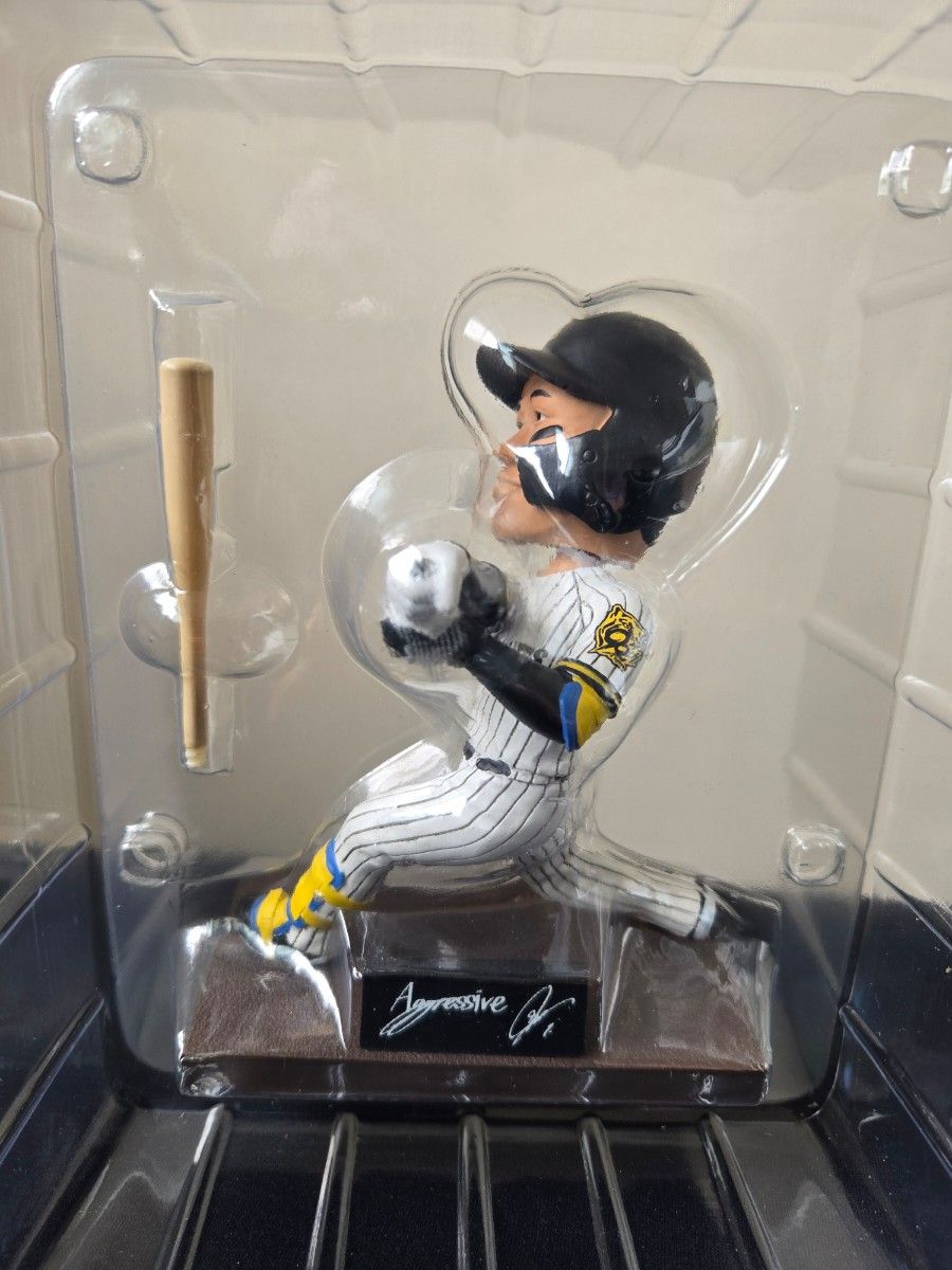 ボブルヘッドフィギュア 2025 3体セット 阪神タイガース 佐藤 森下 才