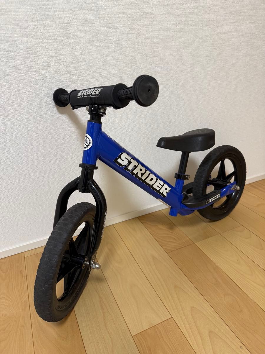 良品✨ STRIDER SPORTS バランスバイク 人気の青 12インチ Amazon.co