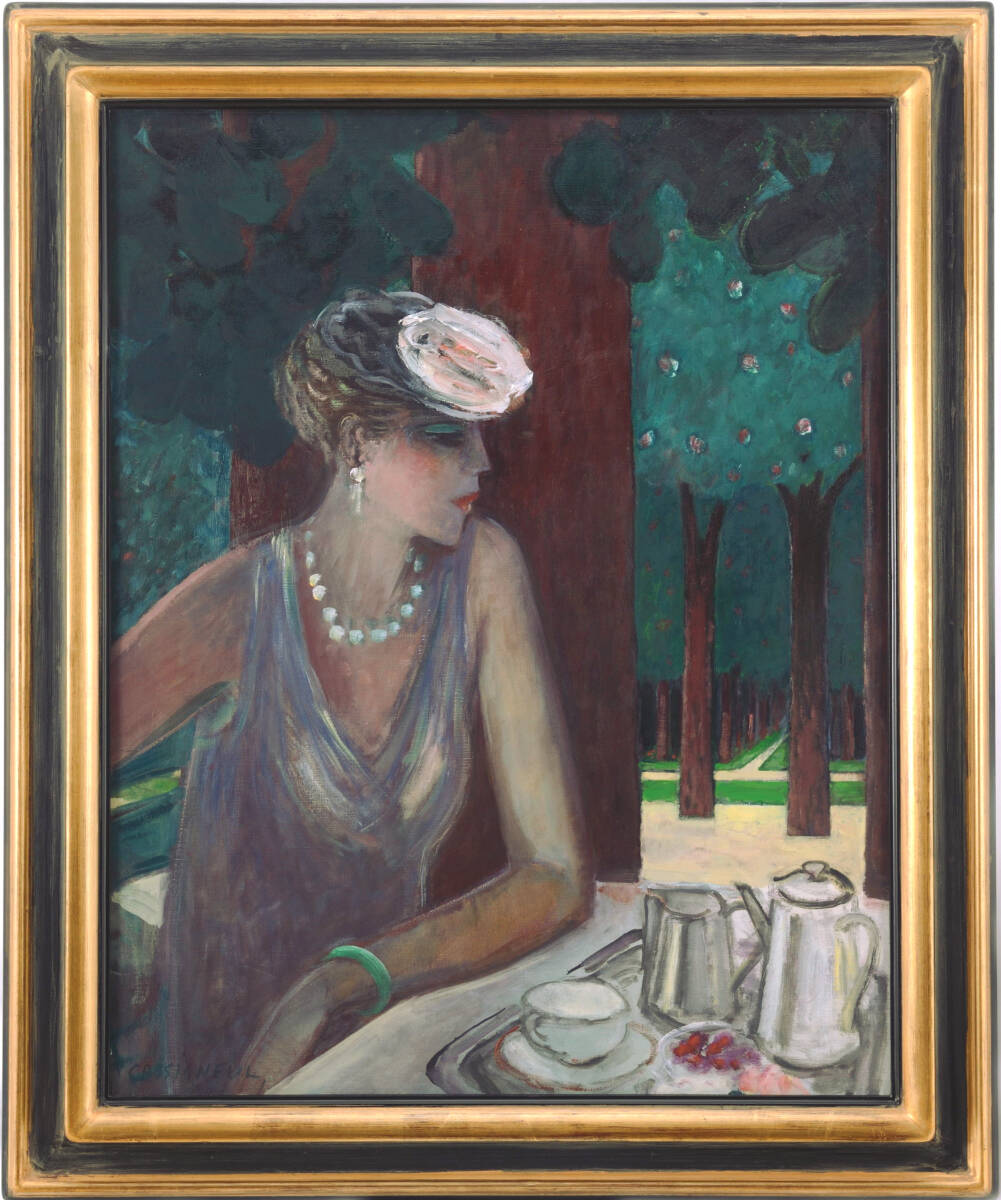 平賀敬「ガーター・ベルトの女性」リトグラフ 直筆サイン・落款