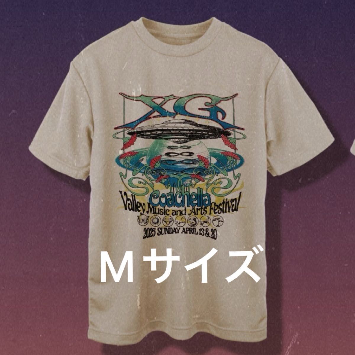 XG Coachellaコーチェラ会場限定 Tシャツ 2XLサイズ XG Coachella