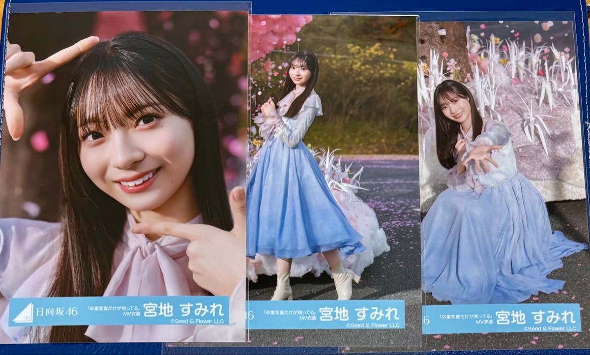 日向坂46 宮地すみれ 直筆サイン入り生写真 【公式通販】