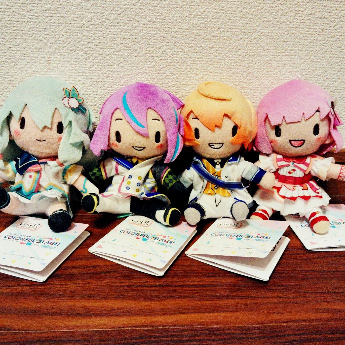 プロセカ ふわぷちマスコット 4種 ワンダショ プロジェクトセカイ