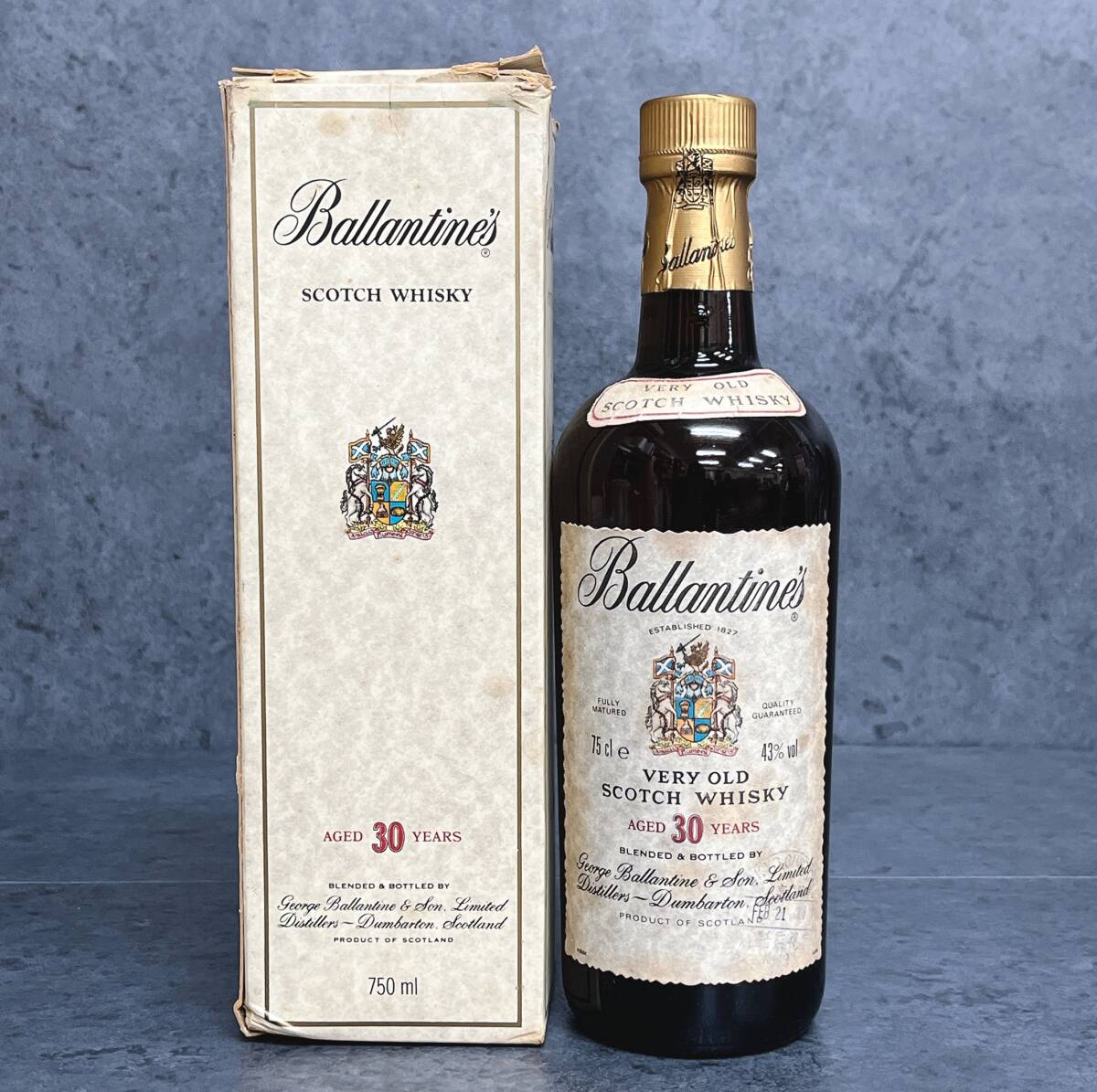 未開栓 バランタイン 30年 ベリーオールド スコッチ 古酒 ウイスキー
