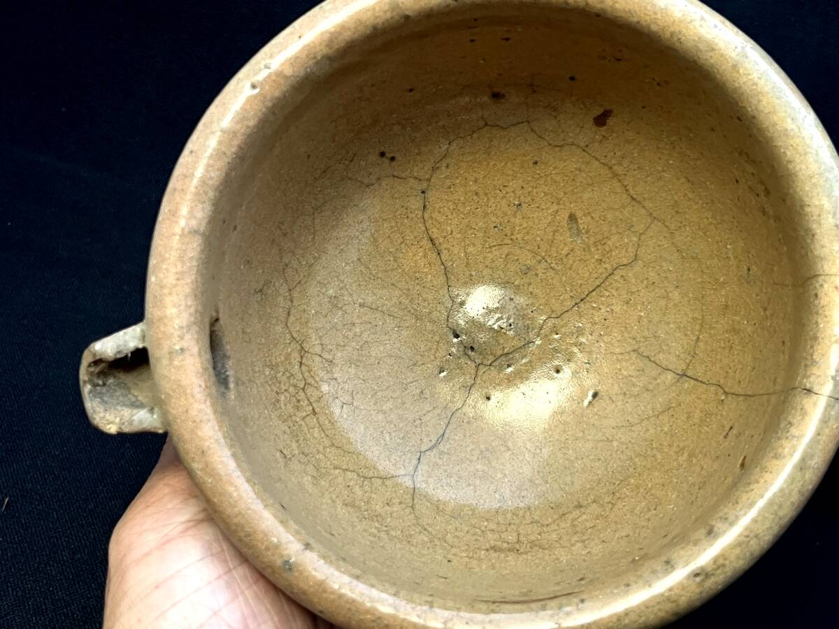 片口□古唐津片口鉢 江戸期 酒器 古美術 時代物 骨董品 コレクター