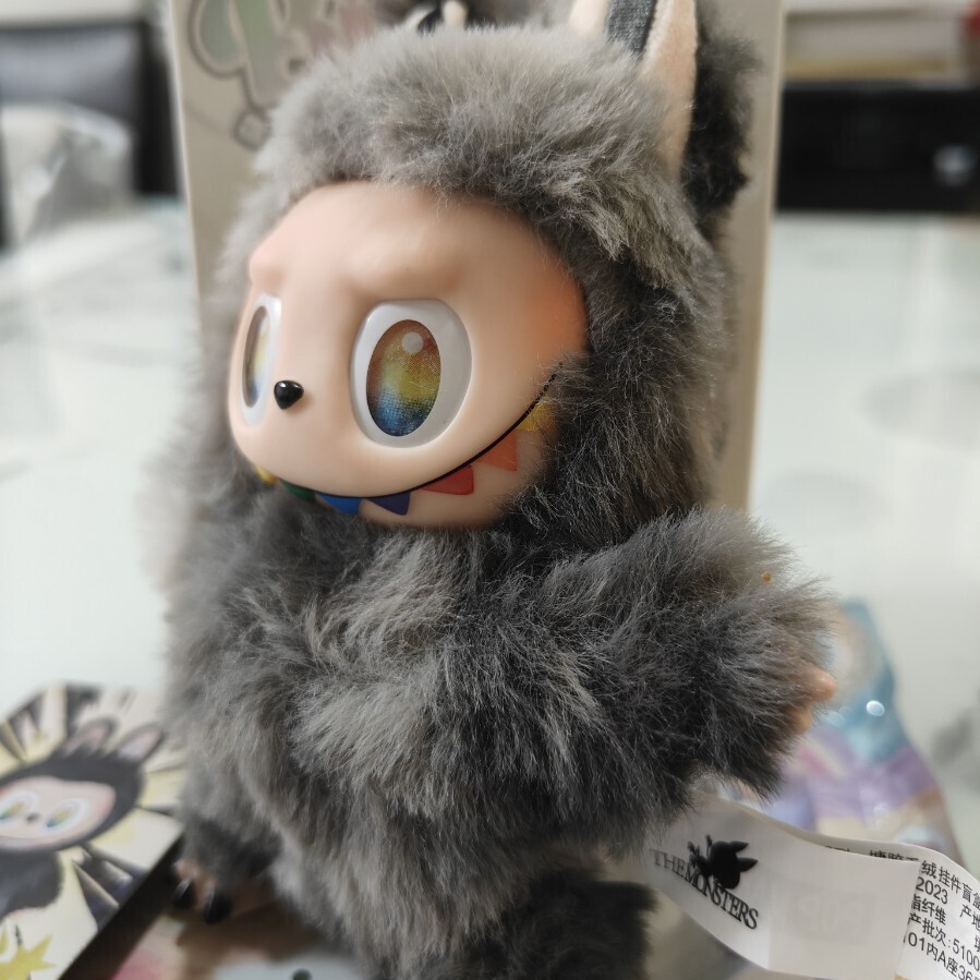 レア.グレーポップマート ラブブ モンスター HIGHLIGHT SECRET 楽天