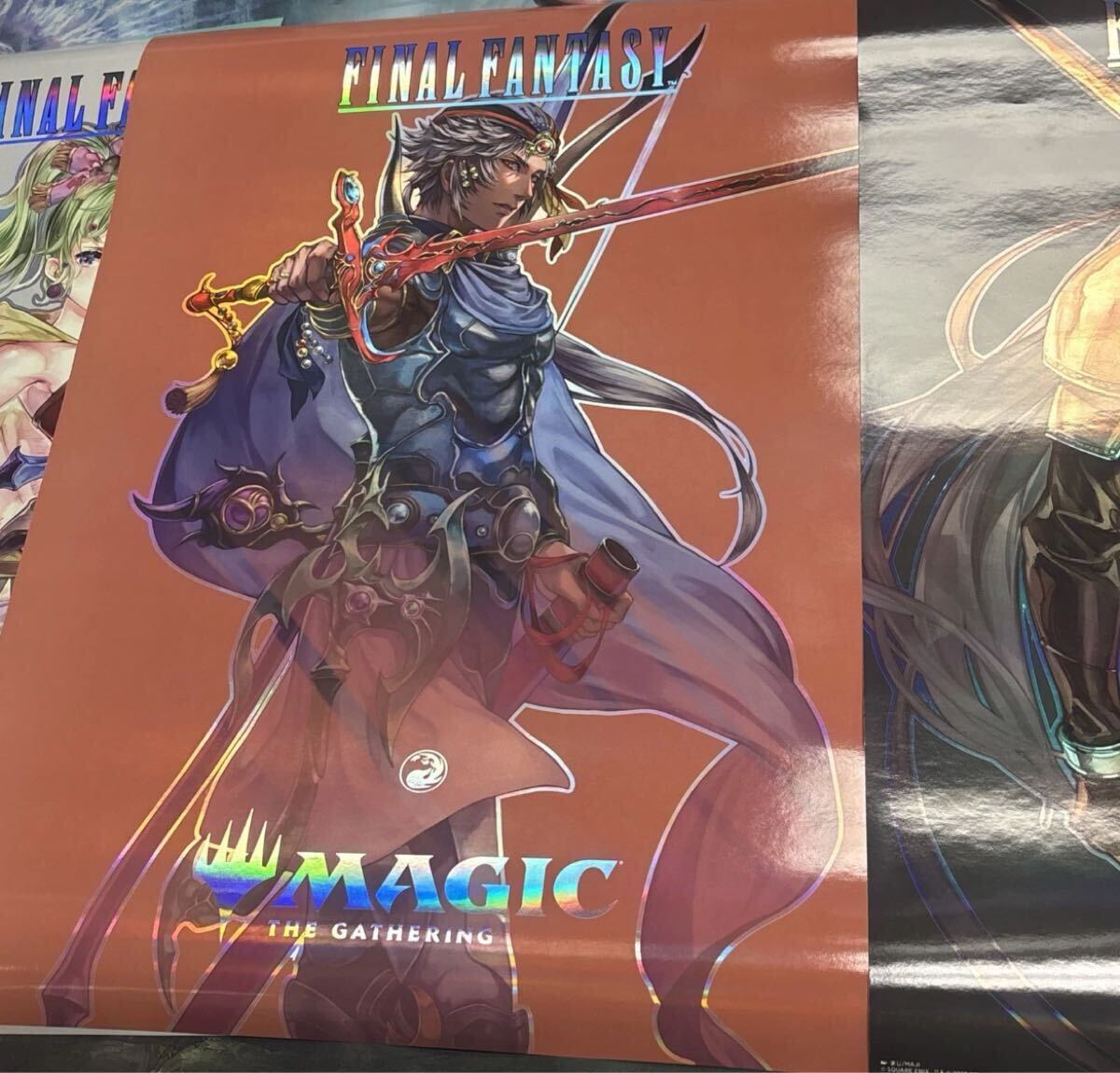 MTG FF 販促用 ポスター セフィロス MTG ファイナルファンタジー 販促