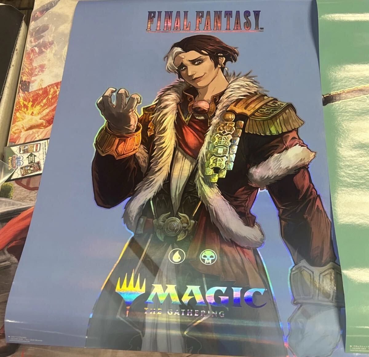 セフィロス クラウド等ffファイナルファンタジー mtgポスター5枚セット