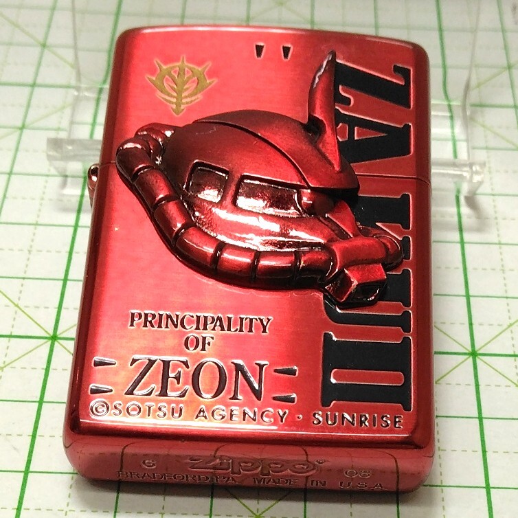 A981○Zippo ジッポー ライター ZAKU Ⅱ シャア専用ザク 機動戦士