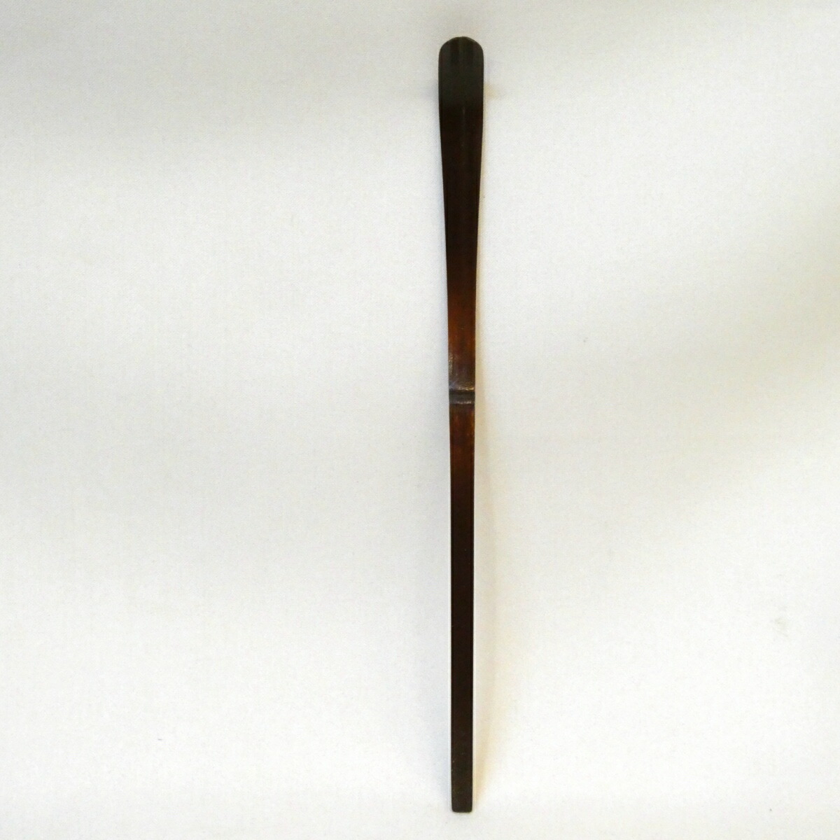 立花大亀老師書付】銘「千代の友」煤竹茶杓 紫野如意庵 茶道具【中古