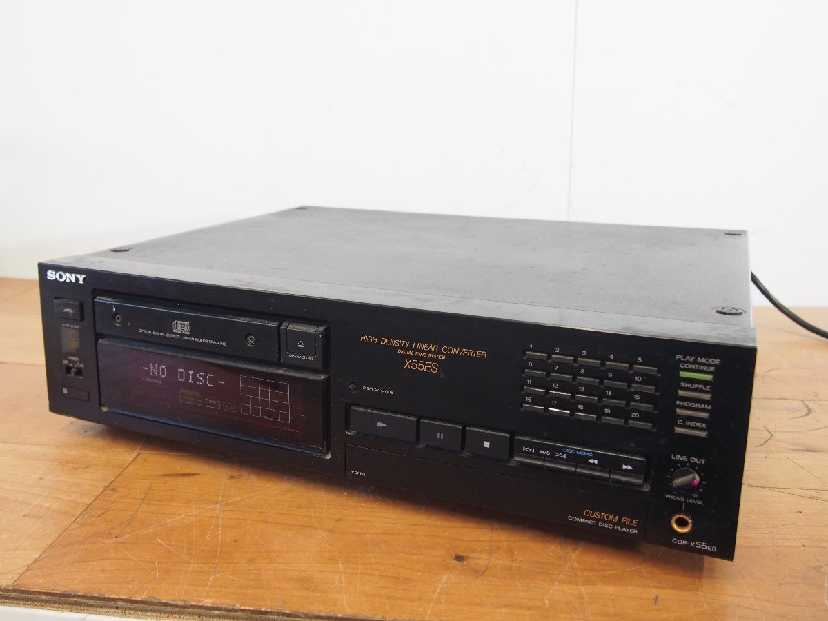ソニー CDプレイヤー CDP-X55ES ジャンク SONY CDP-X55ES CDプレーヤー