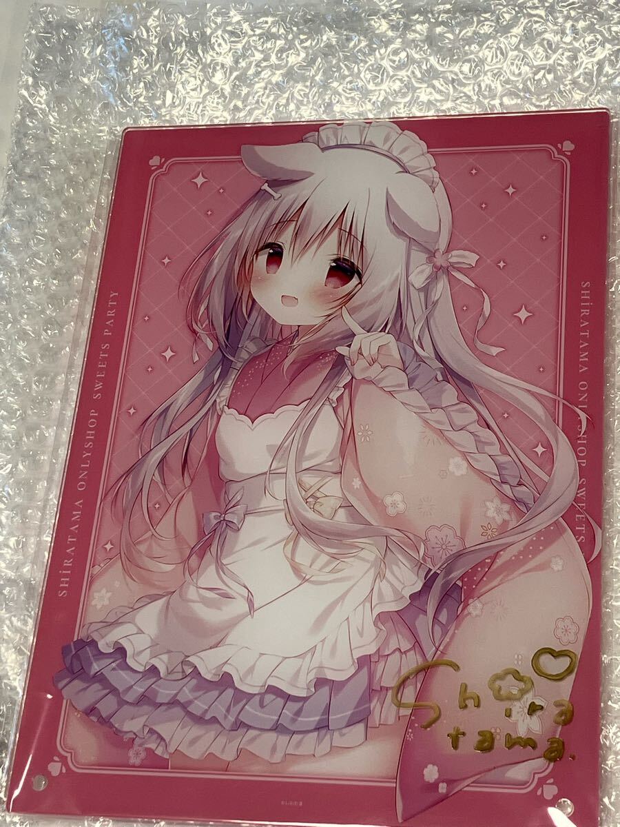 しらたまこ10周年記念キャンバスアート 直筆サイン入り しらたまこ