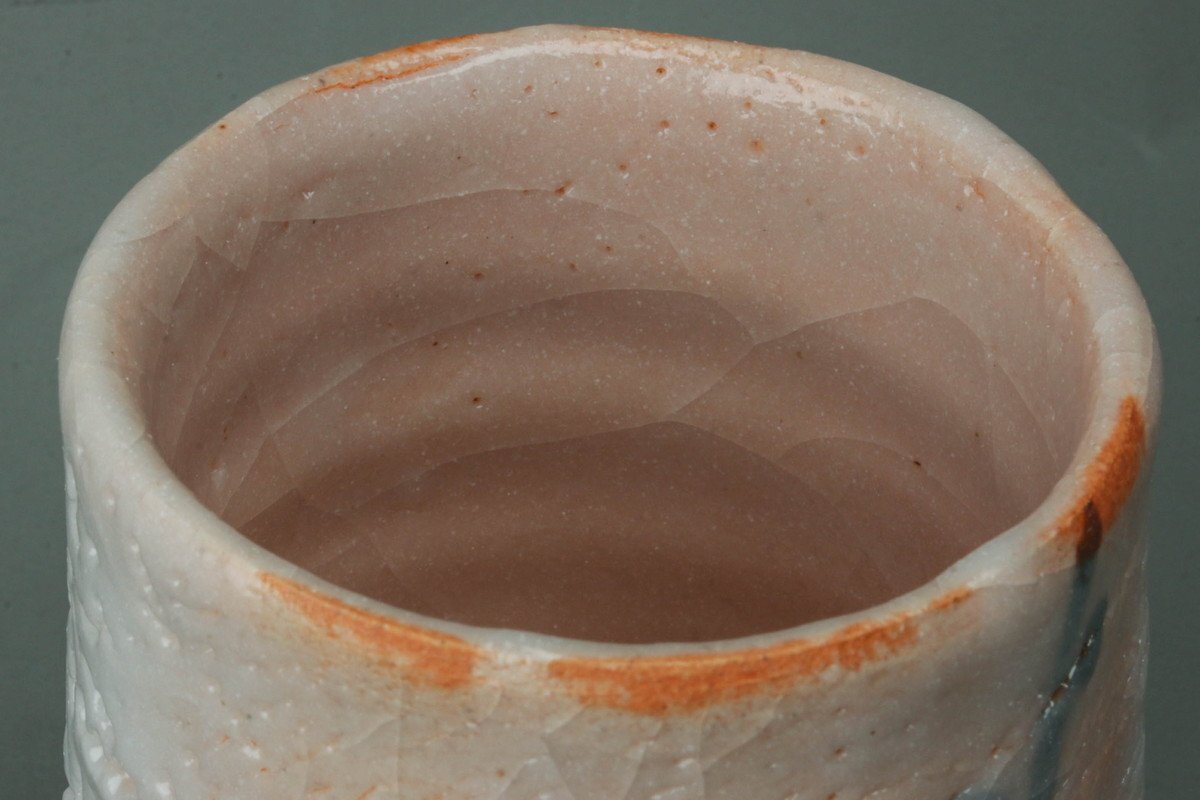 Yahoo!オークション - 人間国宝 加藤孝造 志野湯呑 共箱 栞 本物保証