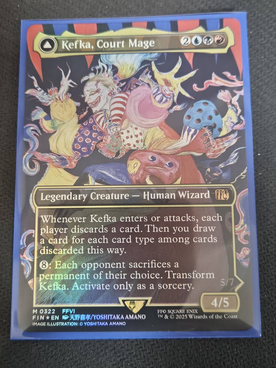 MTG FIN 人造魔導士、ケフカ/破壊の化身、ケフカ 日)人造魔導士