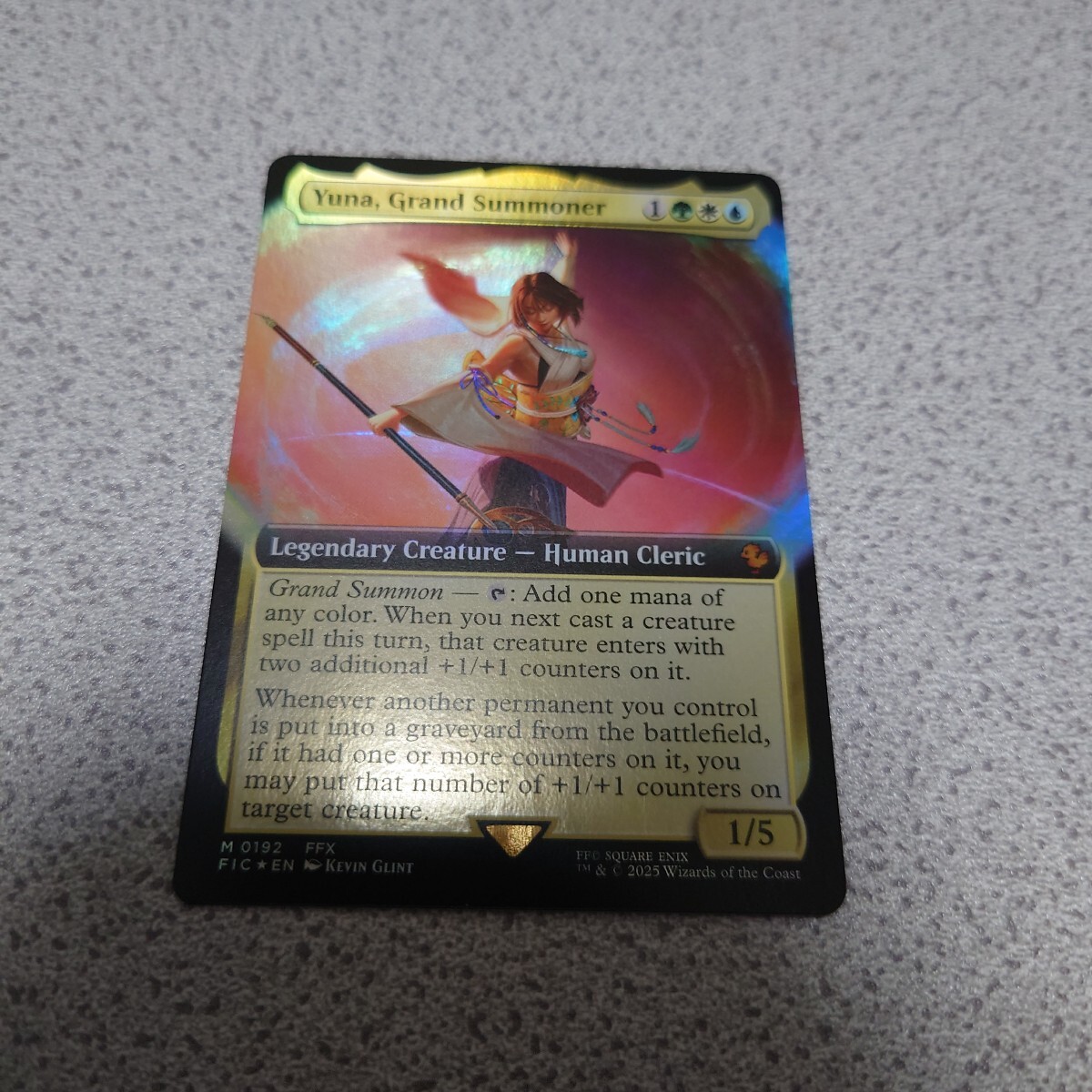 MTG 大召喚士、ユウナ FIC 拡張 英語版FOIL MTG 大召喚士、ユウナ FIC