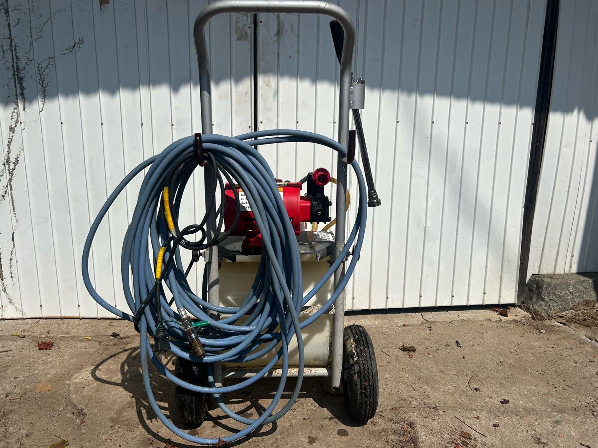 丸山 BIGM キャリー動噴 GS35MT-20 すっとびカートスプレー タンク