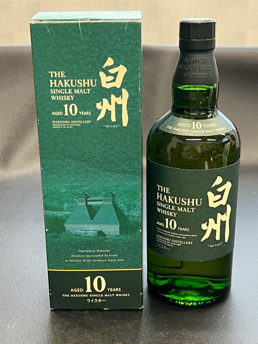 未開栓】SUNTORY サントリー 白州10年 ベビーボトル ウイスキー 180ml 40%
