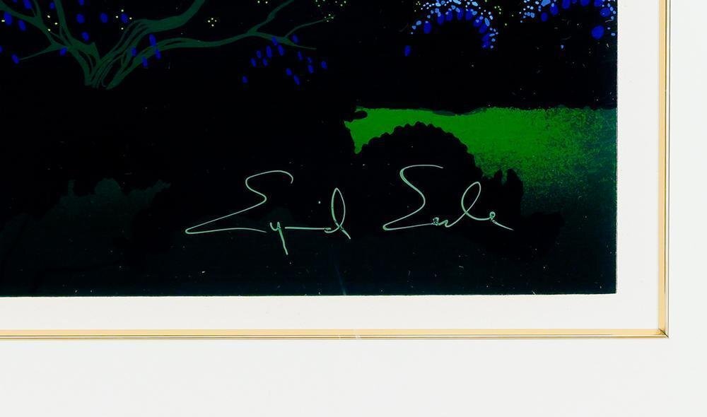 アイベン・ロール Eyvind Earle シルクスクリーン ガードナーズランチ