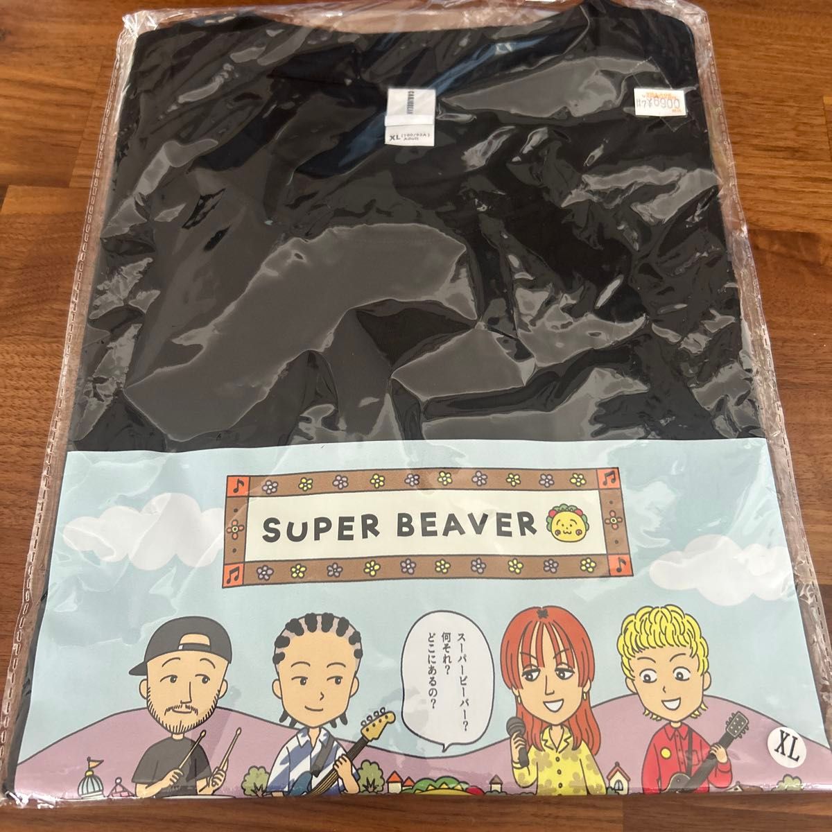 スーパービーバー SUPER BEAVER × コジコジ Tシャツ ブラック XL 半袖T
