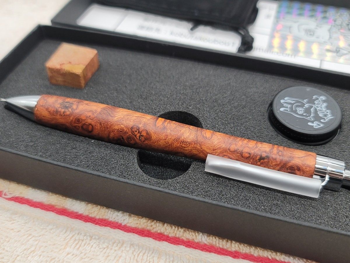 新品 こぶた工房 極上花梨瘤 シャープペンシル0 5ミリ｜Yahoo!フリマ