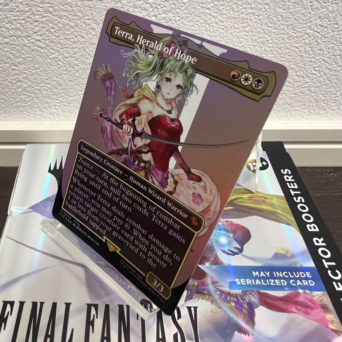 Mtg FOIL 魔導の力を持つ少女、ティナ (全面アート版) FOIL] 魔導の力
