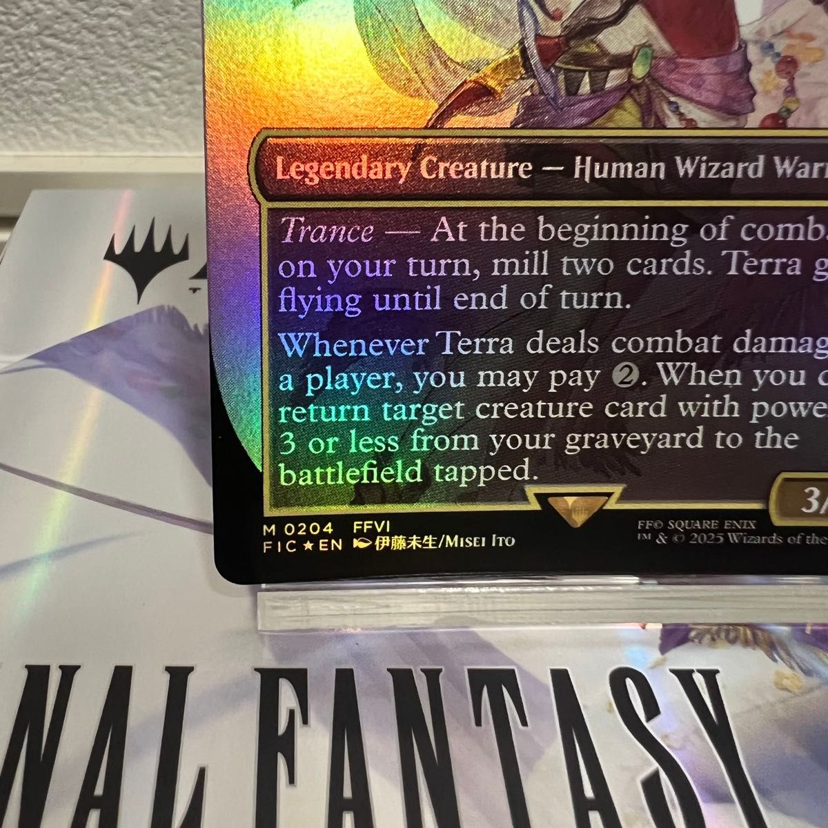 Mtg FOIL 魔導の力を持つ少女、ティナ (全面アート版) 英語版 FOIL]