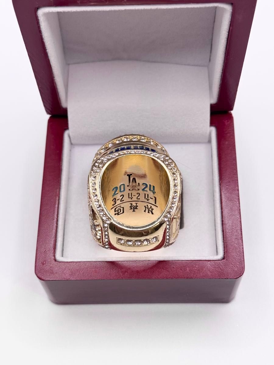 ケース付き】大谷翔平 2024年 MLB ワールドシリーズ優勝記念リング