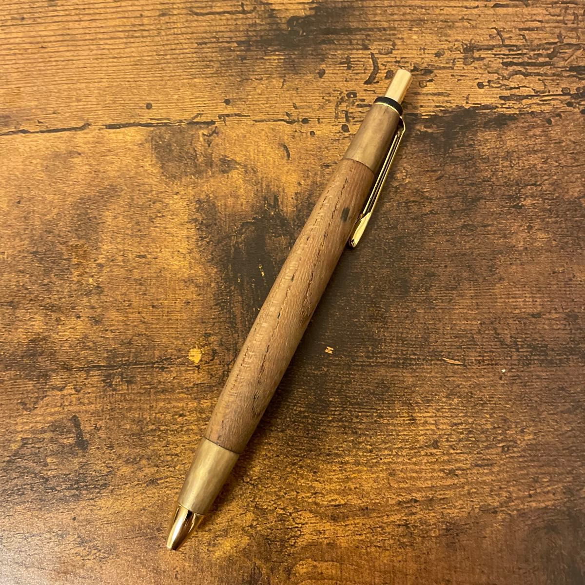 ボナンペン 欅 真鍮金具 0.5mm シャープペン