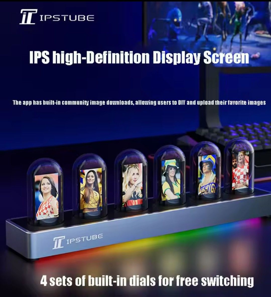 ニキシー管時計 IPSTUBE 虹光 / NEXTUBE/Gixie Clock