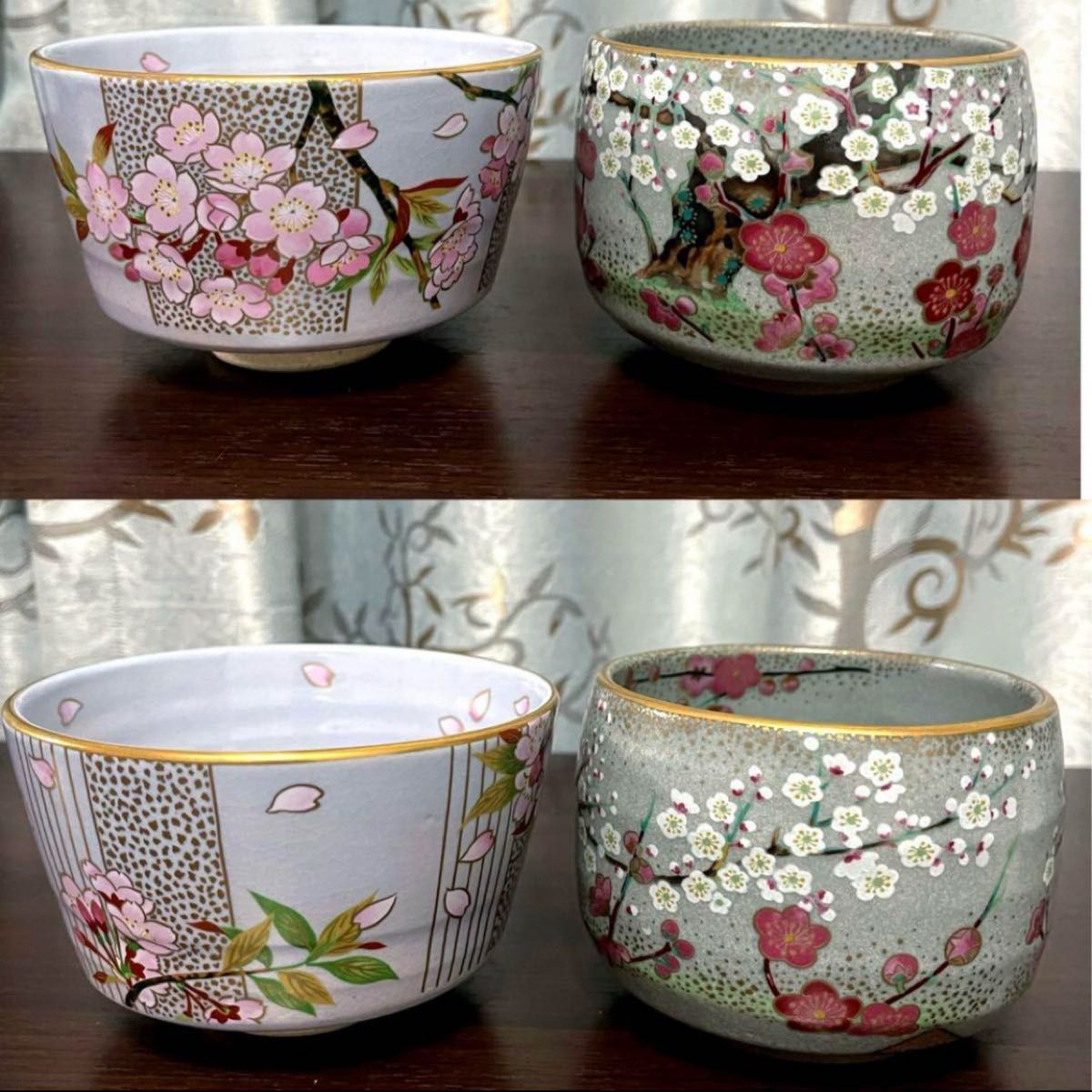 桑野睦子 抹茶茶碗 京都御所 御所の花十二ヶ月セット｜Yahoo!フリマ