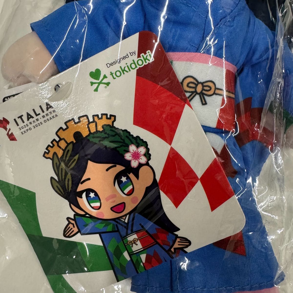 新品未開封 万博限定 イタリア館公式マスコット イタリアちゃん