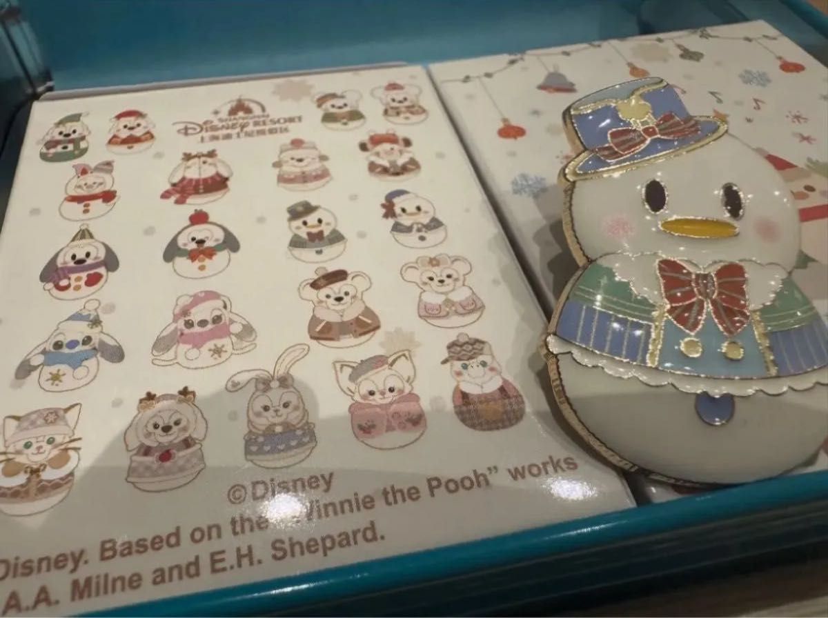14【上海ディズニー限定】ドナルド ゆきだるま シークレットピンバッジ