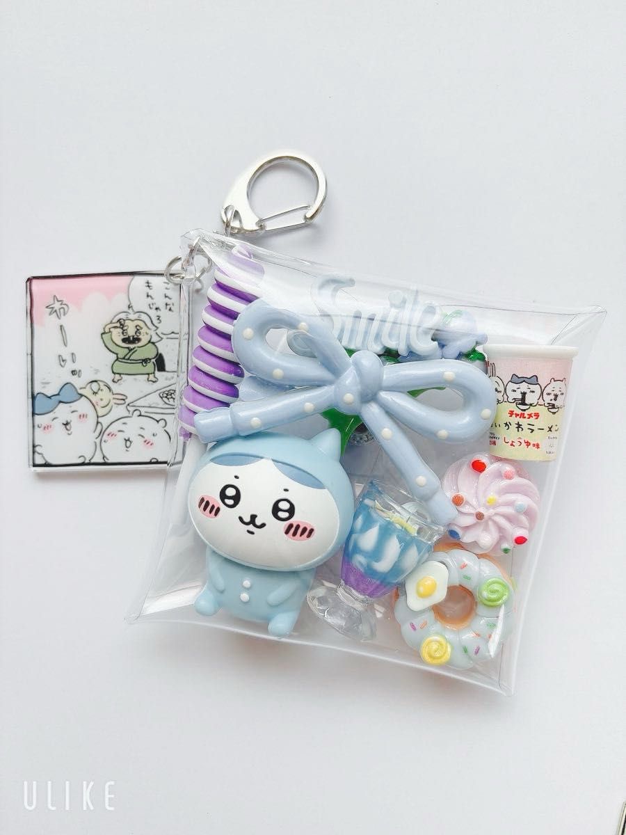ガチャ詰めポーチ風♡キャンディバック入りキーホルダー ガチャ詰め