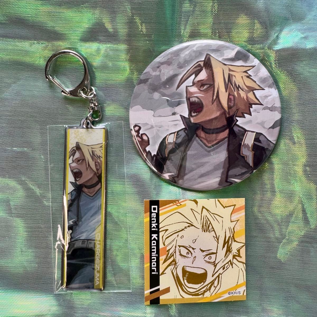 僕のヒーローアカデミア 原画展 メタルキーホルダー コレクション缶