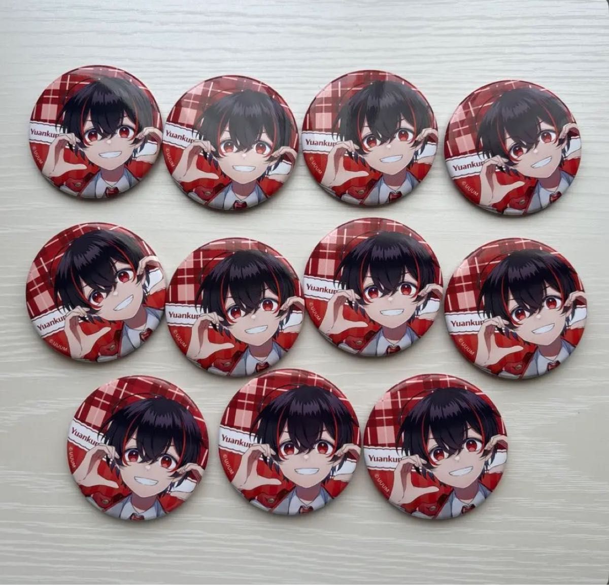 カラフルピーチ】ゆあんくん缶バッジ まとめてばら売り可能 カラフル