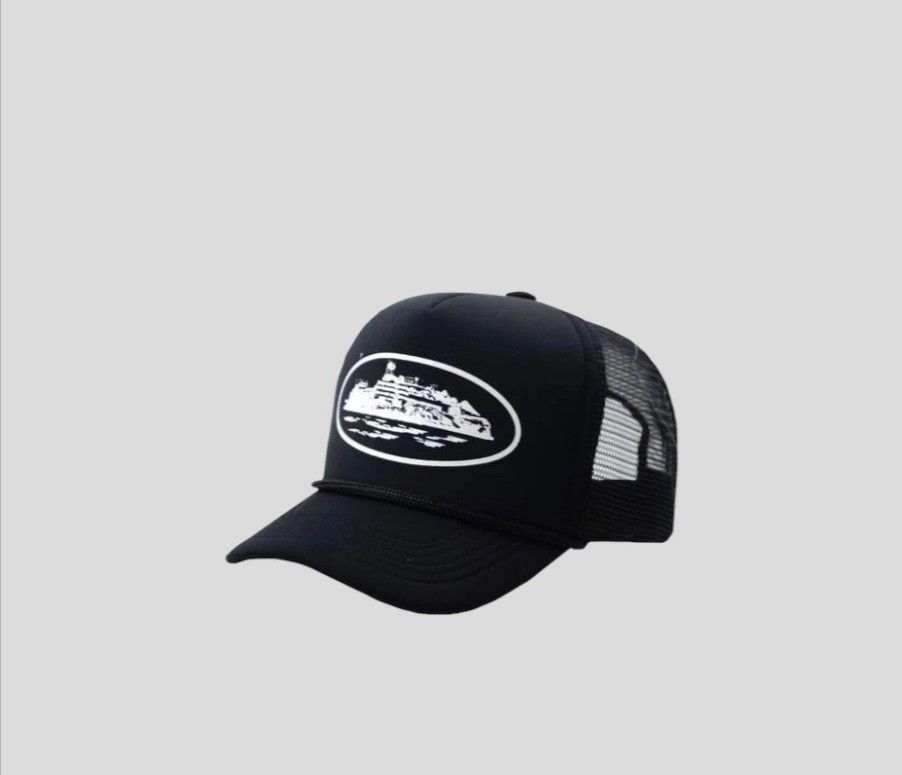 Corteiz cap black メッシュキャップ ブラック