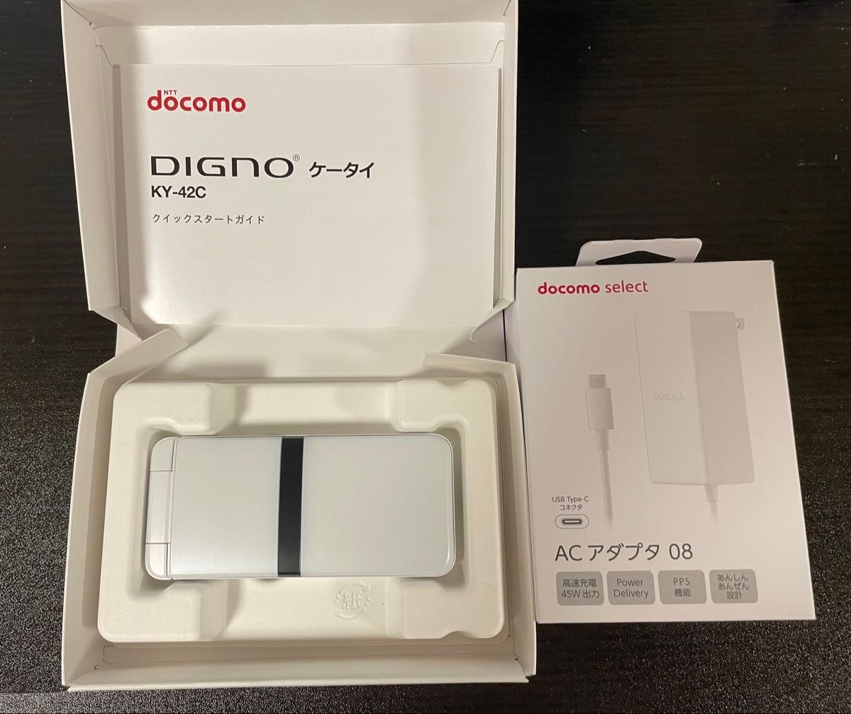 docomo DIGNO KY-42C 本体+純正ACアダプタ｜Yahoo!フリマ（旧PayPay