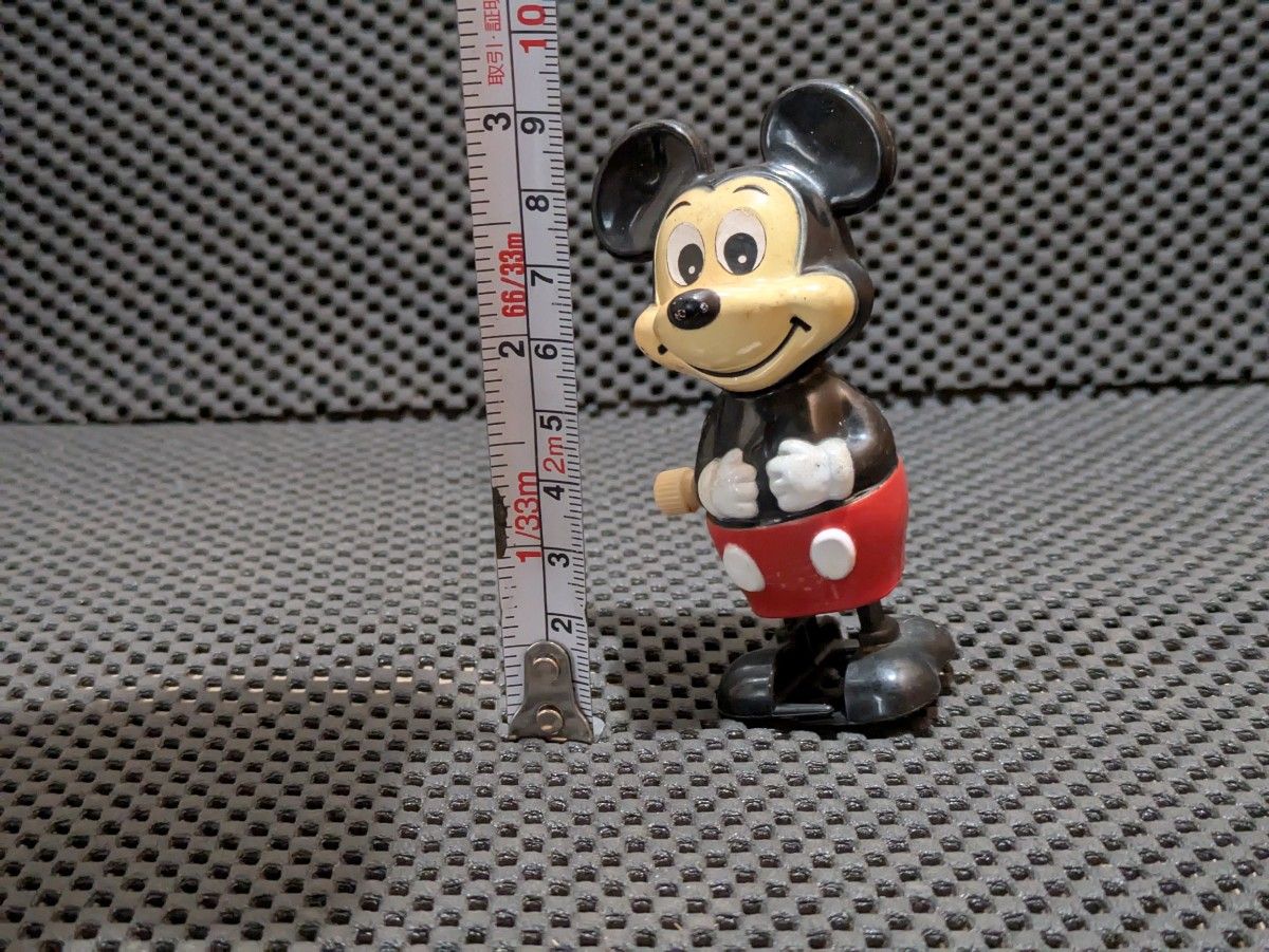 レトロ】ディズニー ミッキーマウス ネジ巻き式 おもちゃ TOMY