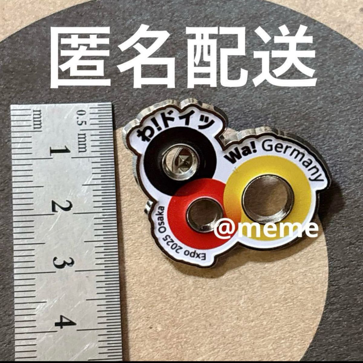 激レア大阪万博 スタッフ ピンバッジ WA! Germany ドイツ館マグネット