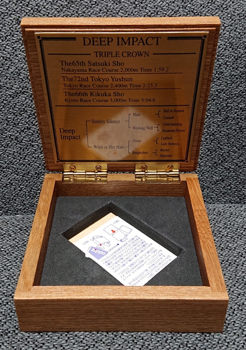 希少】ディープインパクト 三冠達成記念ZIPPO｜Yahoo!フリマ（旧PayPay