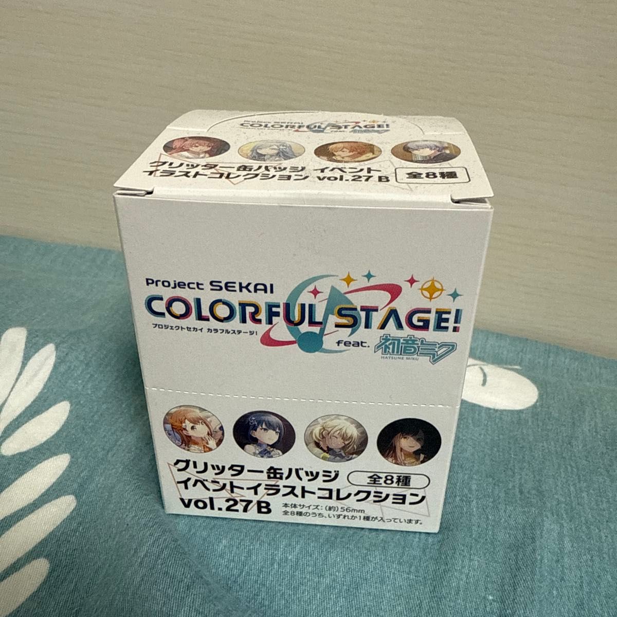 プロセカ vol.27a、28a グリッター缶バッジBOX【プロジェクトセカイ