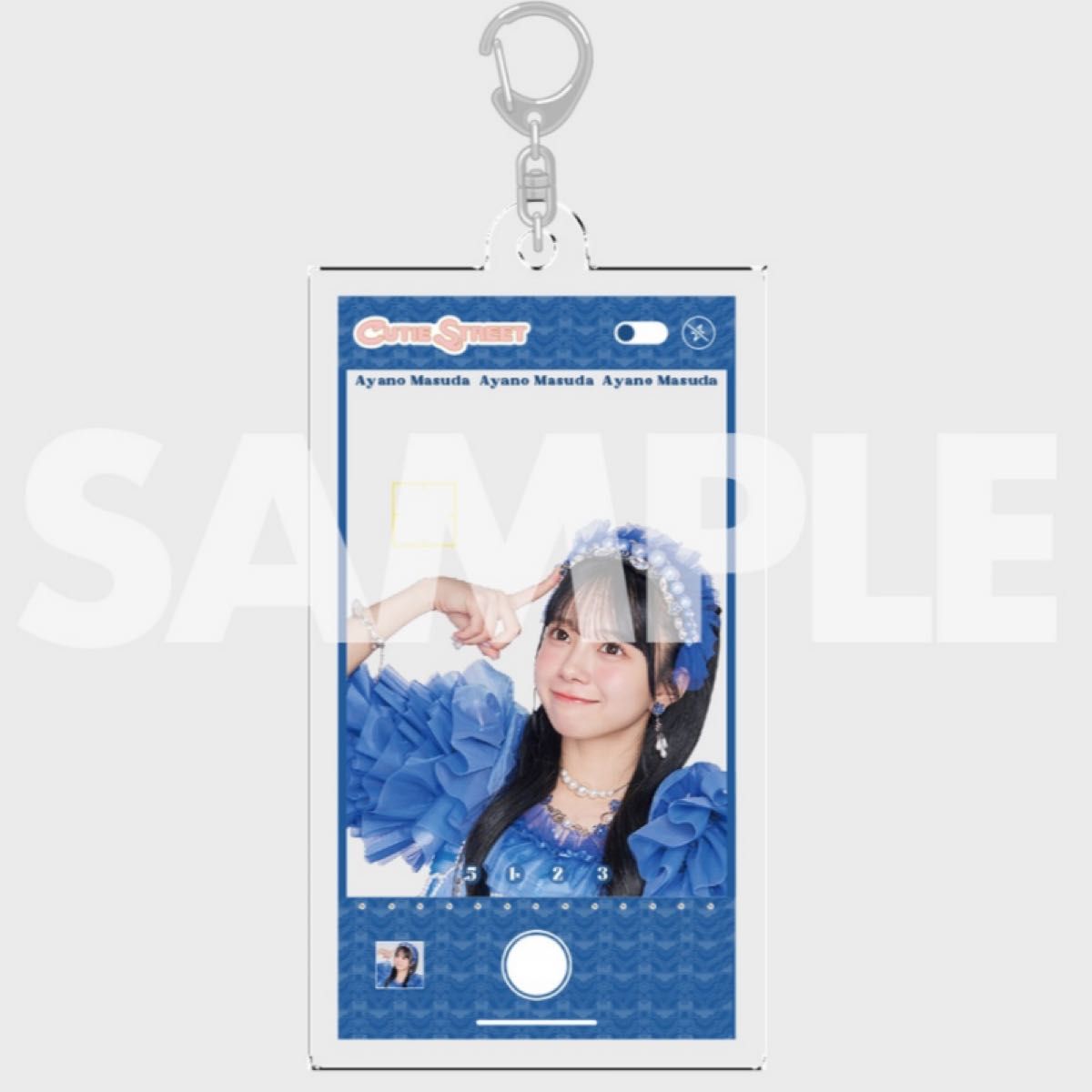 EMAKED 増田彩乃 絵馬型キーホルダー ベスト CUTIE STREET 増田彩乃