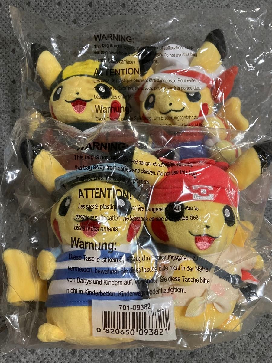 アメリカポケモンセンター 25周年ピカチュウペアぬいぐるみセット